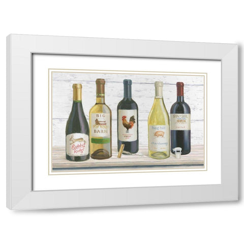 Vintners Recess I White Modern Wood Framed Art Print with Double Matting by Adams, Emily