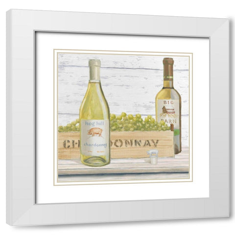 Vintners Recess III White Modern Wood Framed Art Print with Double Matting by Adams, Emily