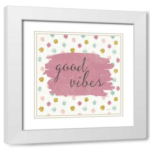 Soft Deco IV White Modern Wood Framed Art Print with Double Matting by Tavoletti, Anne