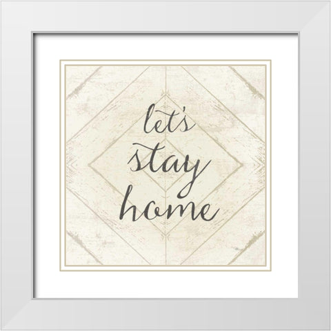 Country Collage VII Center White Modern Wood Framed Art Print with Double Matting by Pela Studio