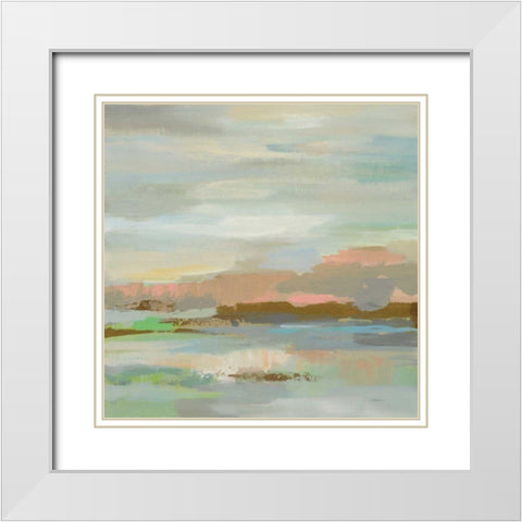 Spring Desert I v2 White Modern Wood Framed Art Print with Double Matting by Vassileva, Silvia