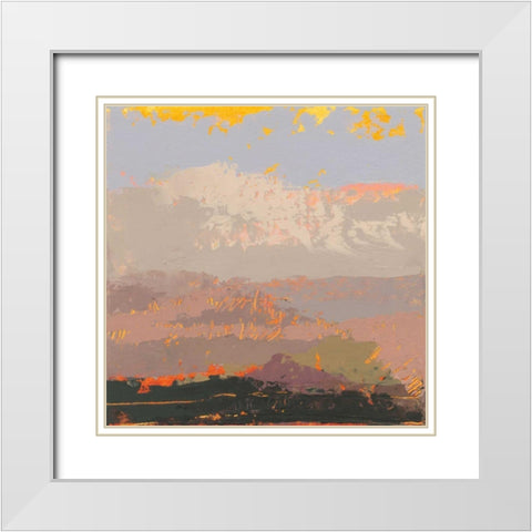 Soft Day I White Modern Wood Framed Art Print with Double Matting by Dowling, Grainne