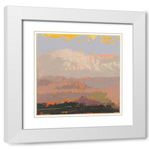 Soft Day I White Modern Wood Framed Art Print with Double Matting by Dowling, Grainne