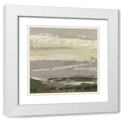 Soft Day II White Modern Wood Framed Art Print with Double Matting by Dowling, Grainne