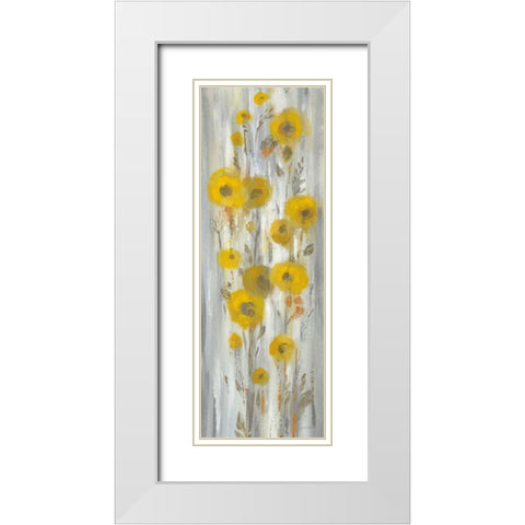 Roadside Flowers II Crop White Modern Wood Framed Art Print with Double Matting by Vassileva, Silvia