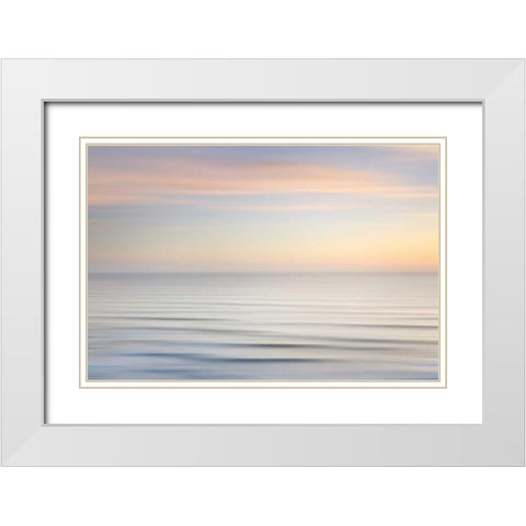 On the Horizon I no Border White Modern Wood Framed Art Print with Double Matting by Audit, Lisa