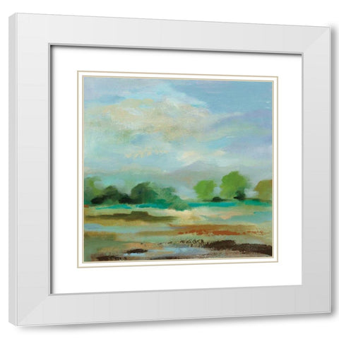 Unexpected Clouds II White Modern Wood Framed Art Print with Double Matting by Vassileva, Silvia