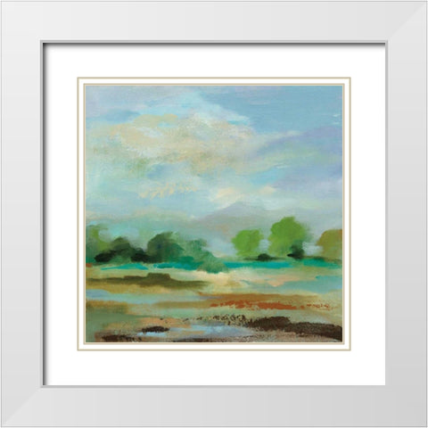 Unexpected Clouds II White Modern Wood Framed Art Print with Double Matting by Vassileva, Silvia