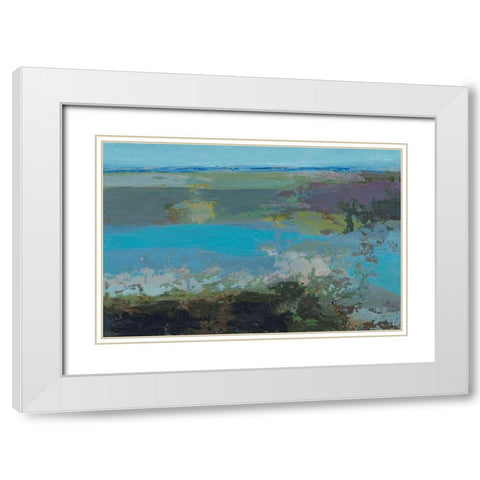 Killala Bay IV White Modern Wood Framed Art Print with Double Matting by Dowling, Grainne