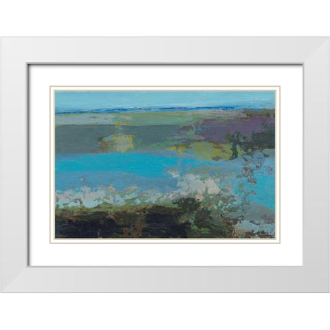 Killala Bay IV White Modern Wood Framed Art Print with Double Matting by Dowling, Grainne
