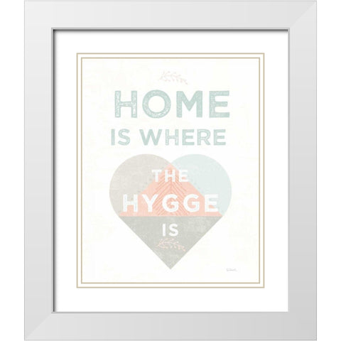 Cozy Hygge I Dark White Modern Wood Framed Art Print with Double Matting by Schlabach, Sue