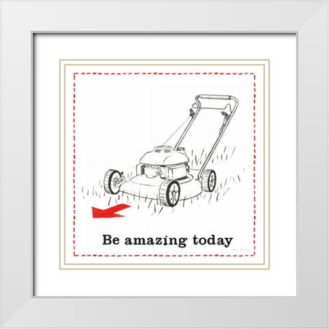 Home Improvement I White Modern Wood Framed Art Print with Double Matting by Sullivan, Myles