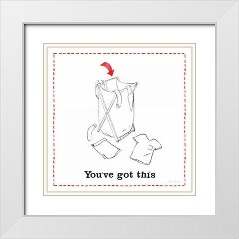 Home Improvement II White Modern Wood Framed Art Print with Double Matting by Sullivan, Myles