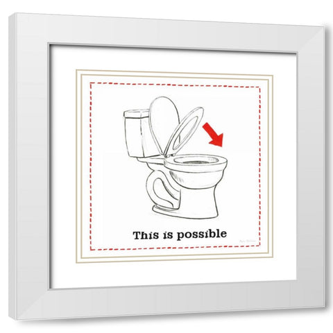 Home Improvement VI White Modern Wood Framed Art Print with Double Matting by Sullivan, Myles