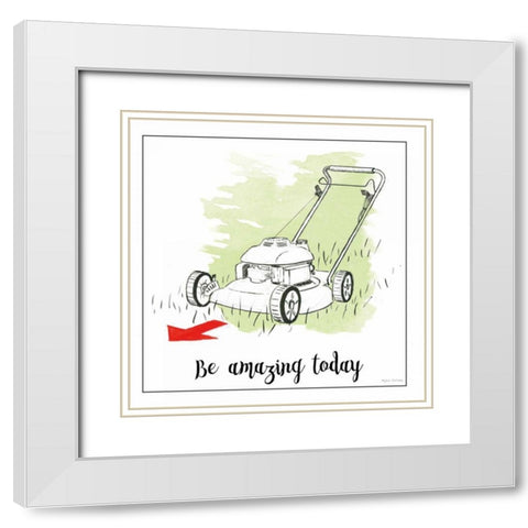 Home Improvement I with Color Script White Modern Wood Framed Art Print with Double Matting by Sullivan, Myles