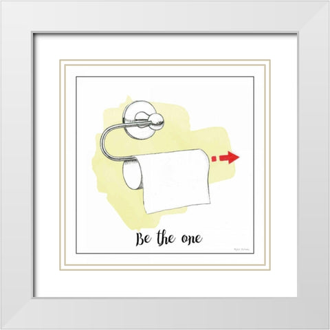 Home Improvement IV with Color Script White Modern Wood Framed Art Print with Double Matting by Sullivan, Myles
