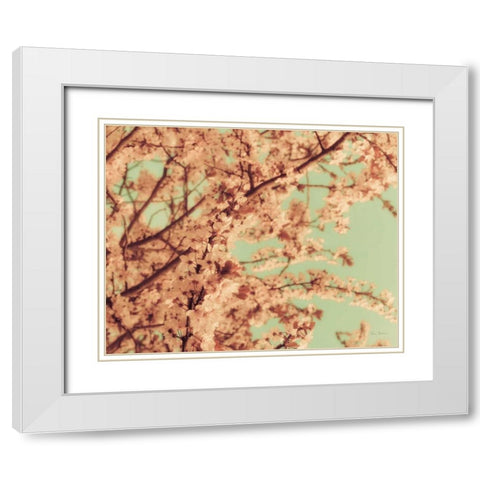 Kyoto White Modern Wood Framed Art Print with Double Matting by Bevan, Keri