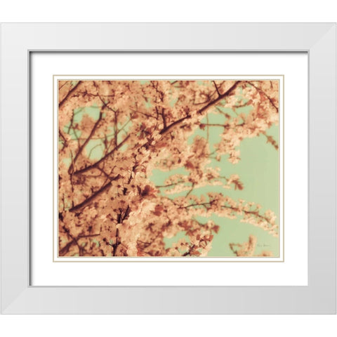 Kyoto White Modern Wood Framed Art Print with Double Matting by Bevan, Keri