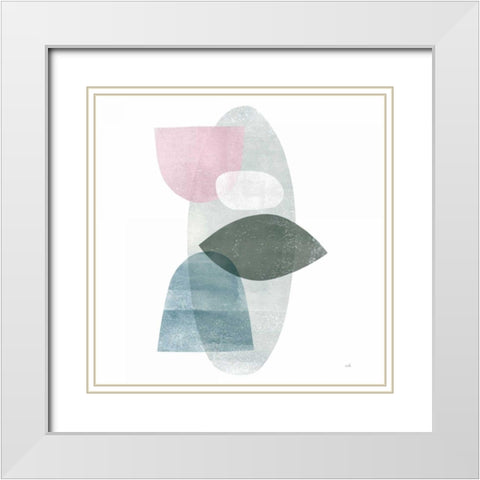 Dream III Sq White Modern Wood Framed Art Print with Double Matting by Hershey, Moira
