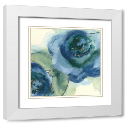Wannabe Poppies II White Modern Wood Framed Art Print with Double Matting by Paschke, Chris
