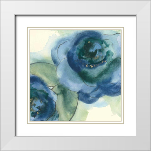 Wannabe Poppies II White Modern Wood Framed Art Print with Double Matting by Paschke, Chris
