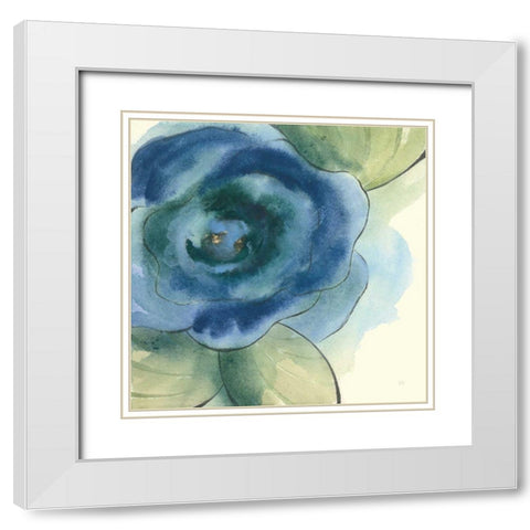 Wannabe Poppies III White Modern Wood Framed Art Print with Double Matting by Paschke, Chris