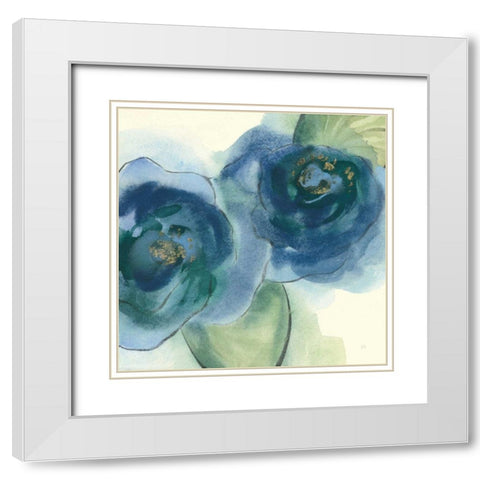 Wannabe Poppies IV White Modern Wood Framed Art Print with Double Matting by Paschke, Chris