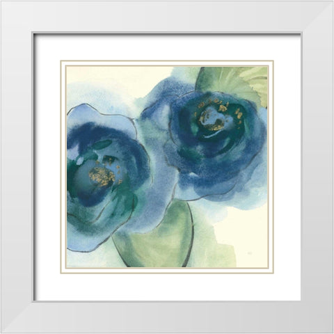 Wannabe Poppies IV White Modern Wood Framed Art Print with Double Matting by Paschke, Chris