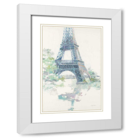 Daybreak White Modern Wood Framed Art Print with Double Matting by Tillmon, Avery