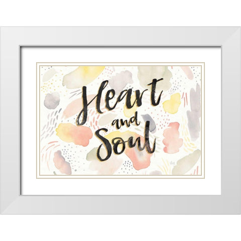 Meadow Breeze VII White Modern Wood Framed Art Print with Double Matting by Marshall, Laura