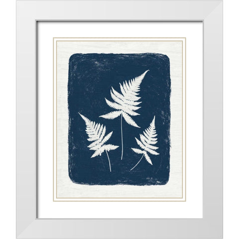 Forest Shadows IV White Modern Wood Framed Art Print with Double Matting by Hershey, Moira