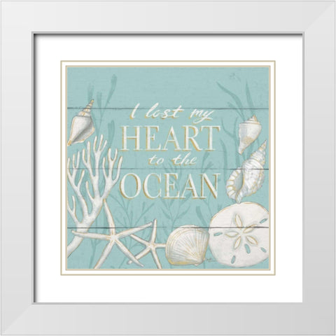 Tranquil Morning II White Modern Wood Framed Art Print with Double Matting by Penner, Janelle