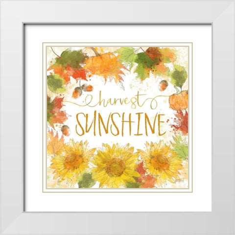 Harvest Splash III White Modern Wood Framed Art Print with Double Matting by Pertiet, Katie