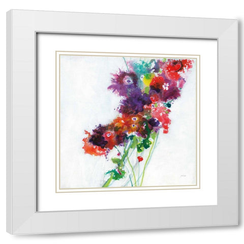 Growing Wild White Modern Wood Framed Art Print with Double Matting by Griggs, Jan