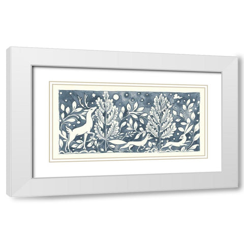 Forest Life IX White Modern Wood Framed Art Print with Double Matting by Thomas, Miranda