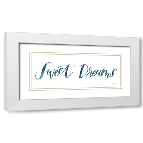 Sweet Baby Boy II White Modern Wood Framed Art Print with Double Matting by Jackson, Jenaya