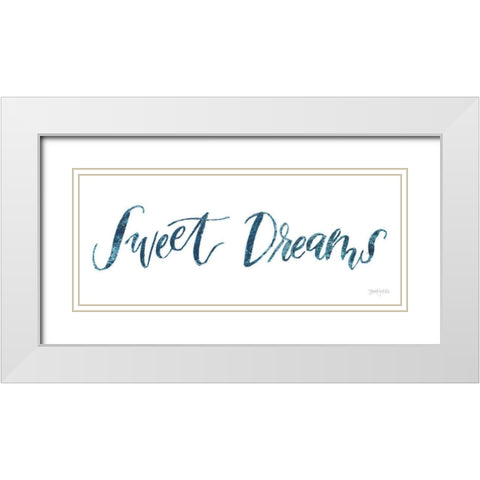 Sweet Baby Boy II White Modern Wood Framed Art Print with Double Matting by Jackson, Jenaya