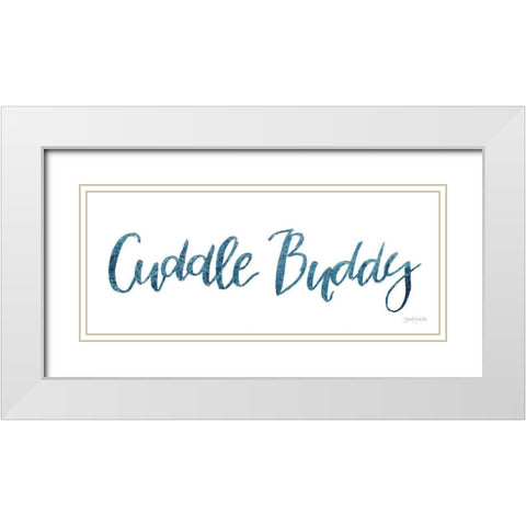 Sweet Baby Boy VI White Modern Wood Framed Art Print with Double Matting by Jackson, Jenaya