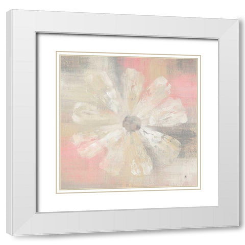 Nimbus Bloom I White Modern Wood Framed Art Print with Double Matting by Studio Mousseau