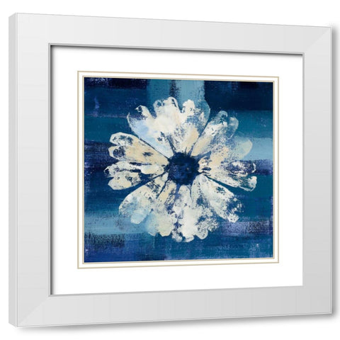 Ocean Bloom II White Modern Wood Framed Art Print with Double Matting by Studio Mousseau