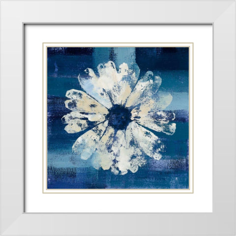 Ocean Bloom II White Modern Wood Framed Art Print with Double Matting by Studio Mousseau