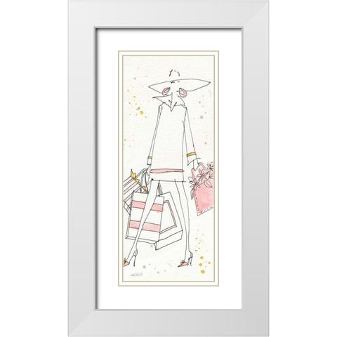 Fashion Feet VI White Modern Wood Framed Art Print with Double Matting by Tavoletti, Anne