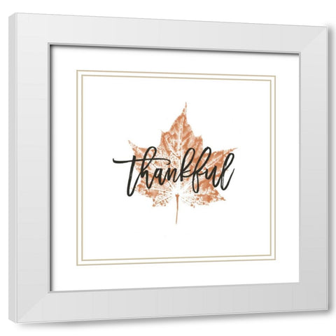 Harvest Sentiments VI White Modern Wood Framed Art Print with Double Matting by Hershey, Moira