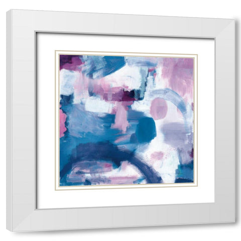 Trial and Airy Nebula White Modern Wood Framed Art Print with Double Matting by Urban, Mary