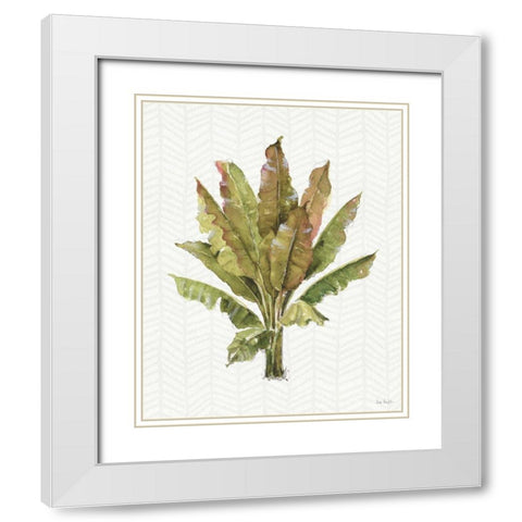 Mixed Greens IX White Modern Wood Framed Art Print with Double Matting by Audit, Lisa