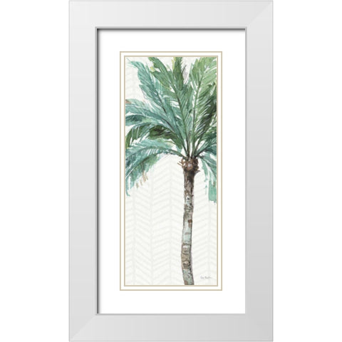 Mixed Greens XII White Modern Wood Framed Art Print with Double Matting by Audit, Lisa