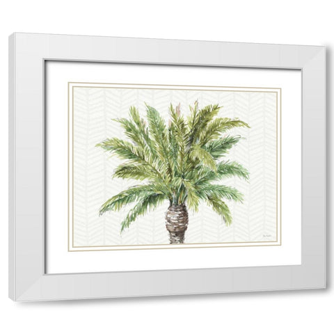 Mixed Greens XIV White Modern Wood Framed Art Print with Double Matting by Audit, Lisa