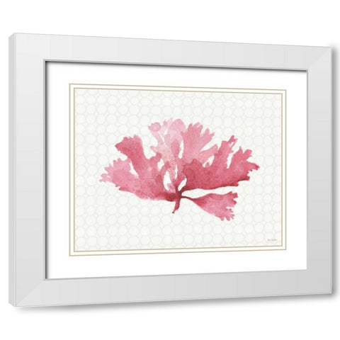 Mixed Greens XXX White Modern Wood Framed Art Print with Double Matting by Audit, Lisa