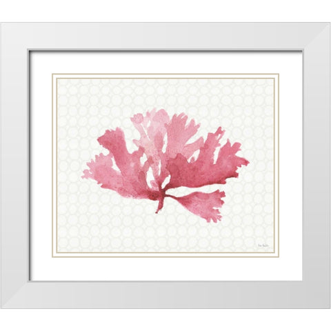 Mixed Greens XXX White Modern Wood Framed Art Print with Double Matting by Audit, Lisa