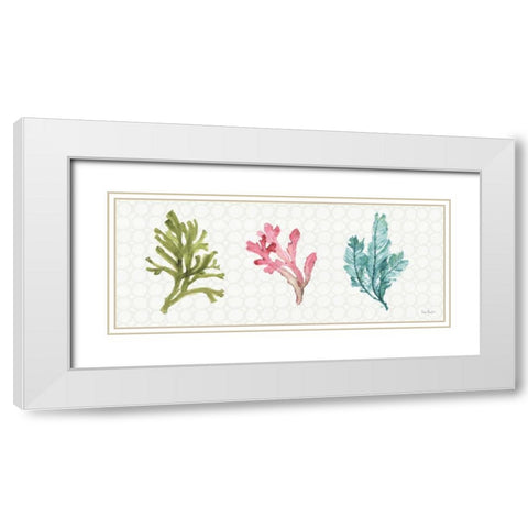 Mixed Greens XXXII White Modern Wood Framed Art Print with Double Matting by Audit, Lisa